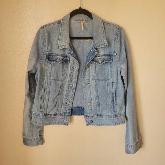 ree People Fitted Denim Jacket - Picture 2 of 6